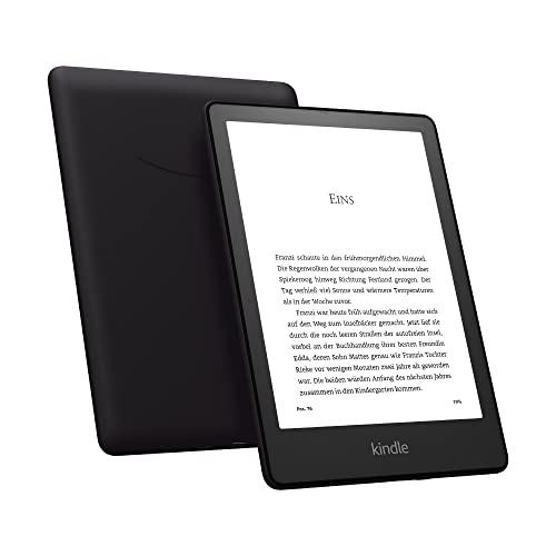 Kindle Paperwhite Signature Edition (32 GB) – Mit 6,8 Zoll (17,3 cm) großem Display, kabelloser Ladefunktion und Frontlicht mit automatischer Anpassung – ohne Werbung - Schwarz-1