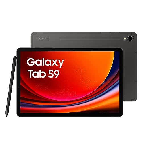 Samsung Galaxy Tab S9 Android-Tablet, Wi-Fi, 128 GB / 8 GB RAM, MicroSD-Kartenslot, Inkl. S Pen, Simlockfrei ohne Vertrag, Graphit, Inkl. 36 Monate Herstellergarantie [Exklusiv bei Amazon]-1