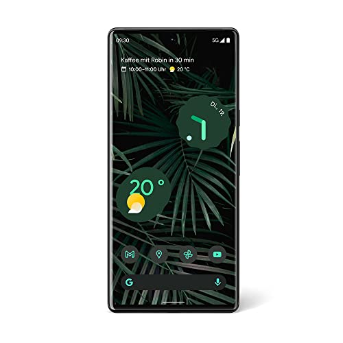 Google Pixel 6 Pro – Android 5G-Smartphone ohne SIM-Lock mit 50-Megapixel-Kamera und Weitwinkelobjektiv – [256 GB] – Stormy Black-1
