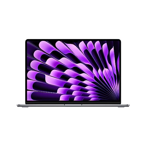 Apple 2023 MacBook Air Laptop mit M2 Chip: 15,3" Liquid Retina Display, 8GB RAM, 256 GB SSD Speicher, beleuchtete Tastatur, 1080p FaceTime HD Kamera. Funktioniert mit iPhone/iPad, Space Grau-1