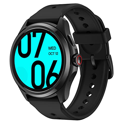 Ticwatch Pro 5 Android Smartwatch für Männer Snapdragon W5+ Gen 1 Wear OS 80 Stunden Lange Akkulaufzeit Gesundheit Fitness Tracking 5ATM Wasserbeständigkeit Kompass Nur Android kompatibel-1