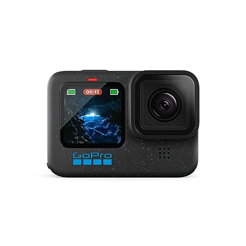 GoPro HERO12 Black – wasserdichte Action-Kamera mit 5,3K60 Ultra HD-Video, 27 MP Fotos, HDR, 1/1,9-Zoll-Bildsensor, Live-Streaming, Webcam, Stabilisierung-1
