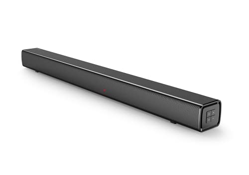 Panasonic SC-HTB100 Soundbar, 2.0 Kanäle, HDMI, USB, Wandmontage, 45 Watt, Bluetooth, leistungsstarker Sound, ideal für TV, Schwarz, 76,2 x 5,8 x 6,8 cm-1