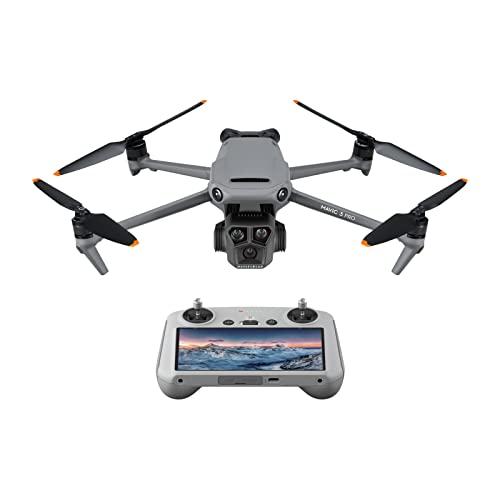 DJI Mavic 3 Pro mit DJI RC (Bildschirmfernsteuerung), Flaggschiff-Drohne mit Dreifachkamera und 4/3 CMOS Hasselblad-Kamera, 43 min Flugzeit und 15 km HD-Videoübertragung-1